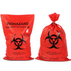 Red Yellow Autoclave Biohazard ถุงพลาสติกสำหรับโรงพยาบาล ถุงขยะทางคลินิก, ถุงขยะทางการแพทย์