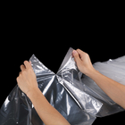 การเปิดด้านเดียวล้าง LDPE Fanfolded Perforated Pre Opened Bags ในกล่อง