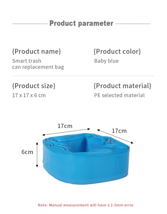 กระเป๋าสะพายของแมว HDPE ขนาด 26 ซม สีฟ้า 3