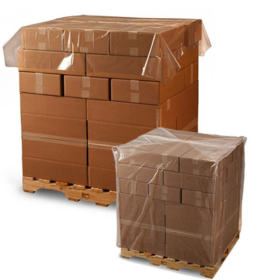 หนาแรง หายใจสี่เหลี่ยมด้านล่าง Polyethylene Pallet Cover