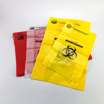 ถุงนึ่งฆ่าเชื้อแบบใช้แล้วทิ้ง HDPE Biohazard, ถุงทิ้งขยะทางการแพทย์สีเหลือง