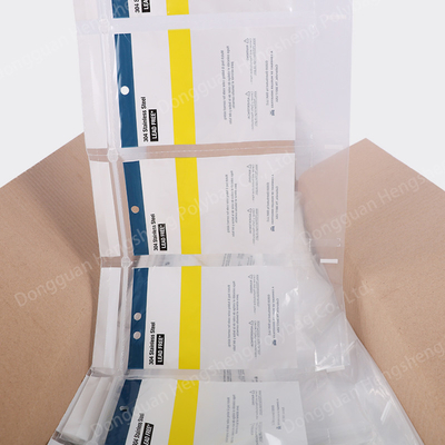 50-100 ไมครอน LDPE ถุงพลาสติก Ziplock สำหรับ Sprint SidePouch อัตโนมัติ